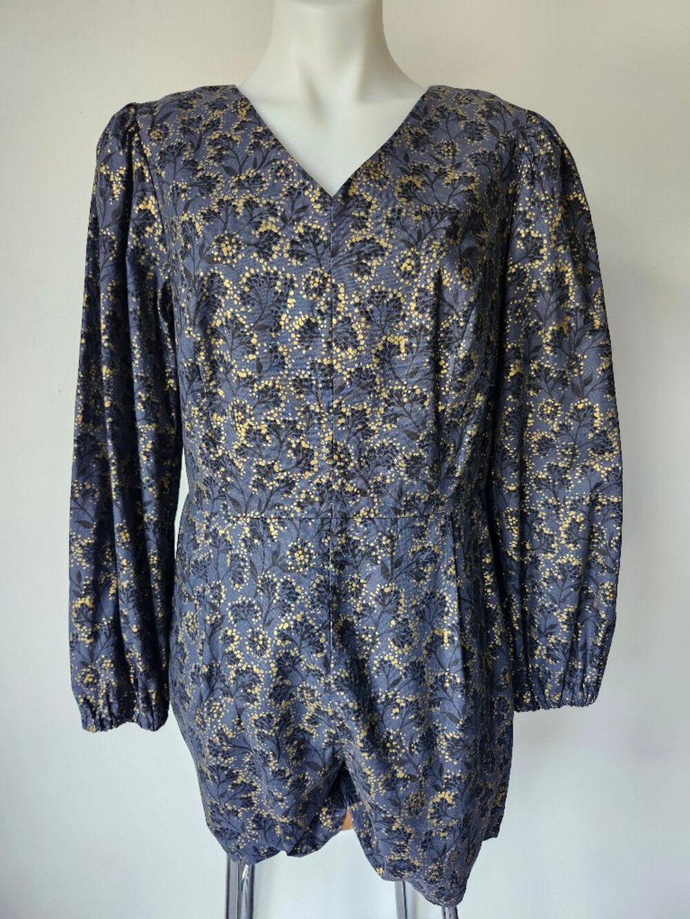 Birds of North America Eave Swallow made in Canada Long Sleeve Eco Romper Shorts